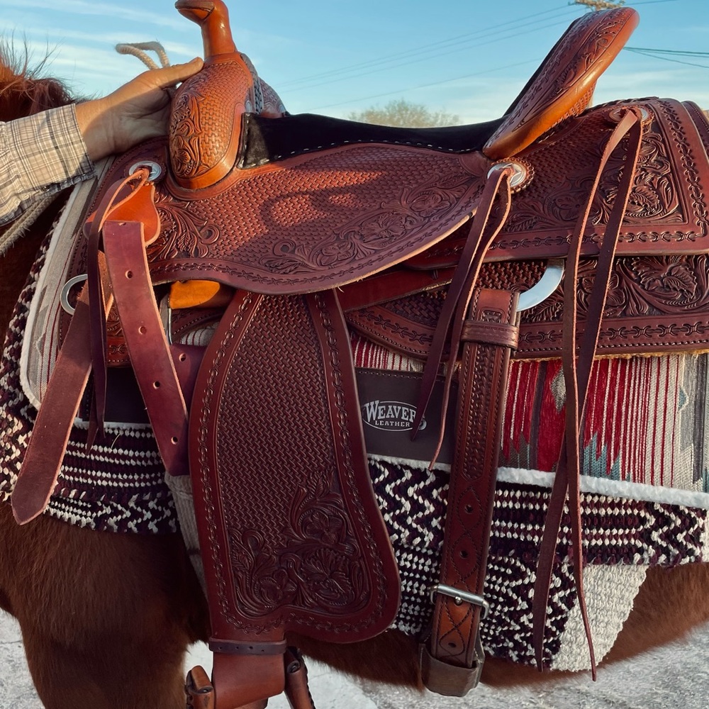 16” Hand crafted Rodeo saddle